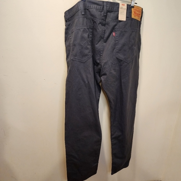 LEVI'S 505 men's gray Straight legs pants size 40 x 32 NWT - Picture 9 of 12